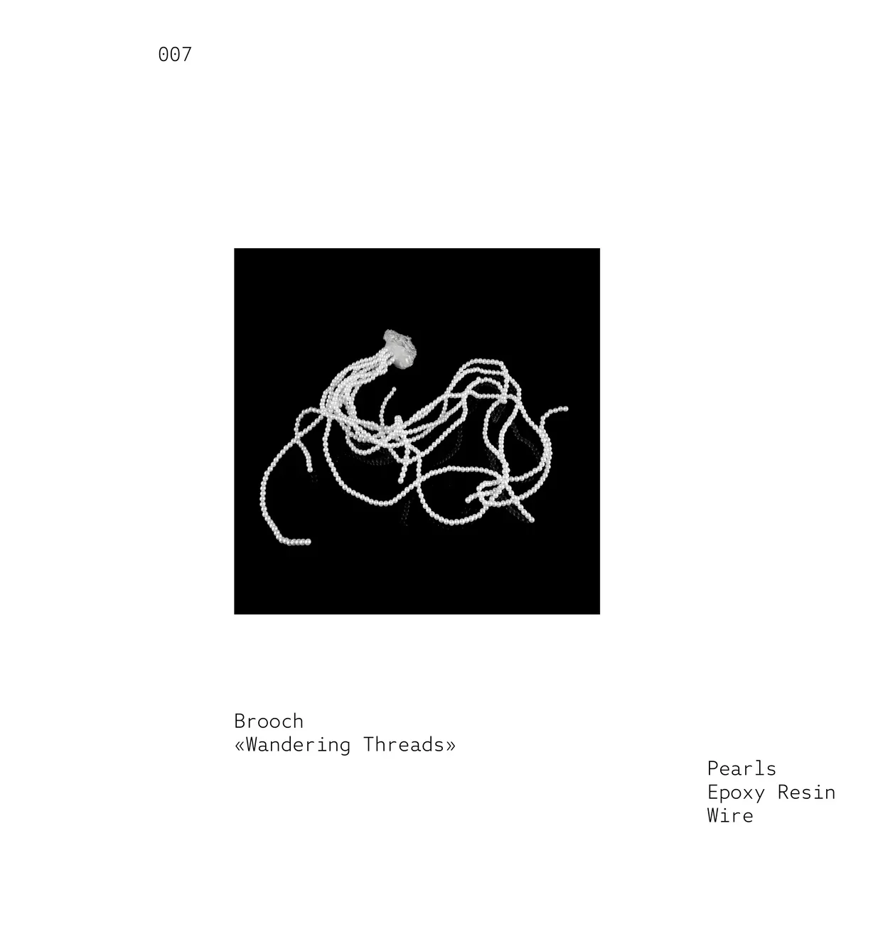 THIRST — 007 / WANDERING THREADS